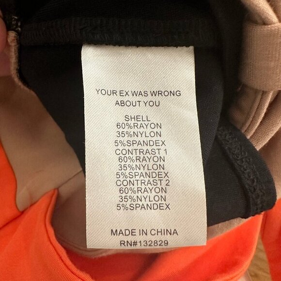 LPA double knot colorblock bodysuit - Picture 6 of 8